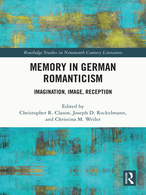 cover image of Memory in German Romanticism